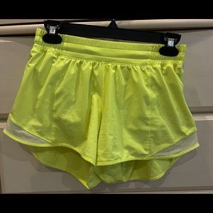Lululemon neon shorts
